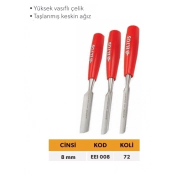 ELTOS OLUKLU ISKARPELA 8MM