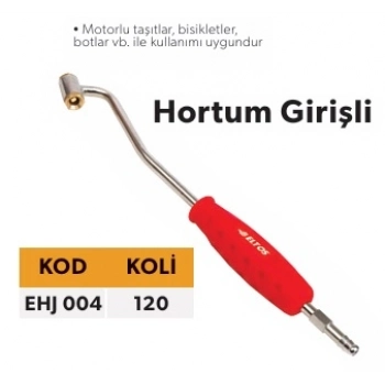 ELTOS EĞRİ HAVA JAKI HORTUM GİRİŞLİ