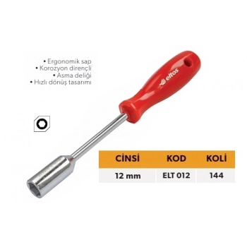 ELTOS LOKMA TORNAVİDA 12 MM.