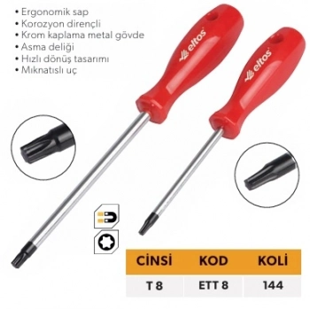 ELTOS TORX TORNAVİDA T 8