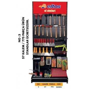 ELTOS STAND NO : 3 - 57 KALEM / 775 PARÇA ÜRÜN