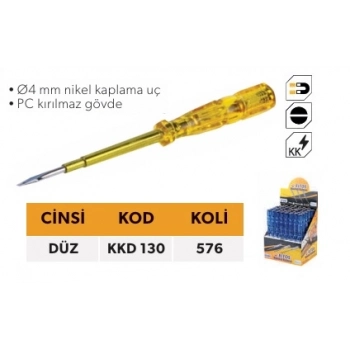 ELTOS KONTROL KALEMİ DÜZ UÇLU