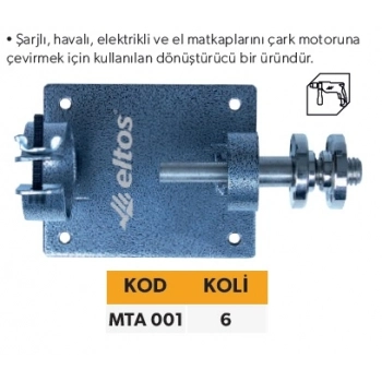 ELTOS MATKAP TAŞLAMA APARATI