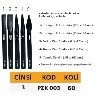ELTOS TEKLİ PİM ZIMBA KESKİ 3