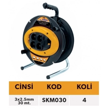 ELTOS SEYYAR KABLO MAKARASI 3X2,5MM 30MT.