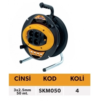 ELTOS SEYYAR KABLO MAKARASI 3X2,5MM 50MT.