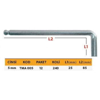 ELTOS PROFESYONEL TEK ALYAN KISA TİP MİSKET 5 MM