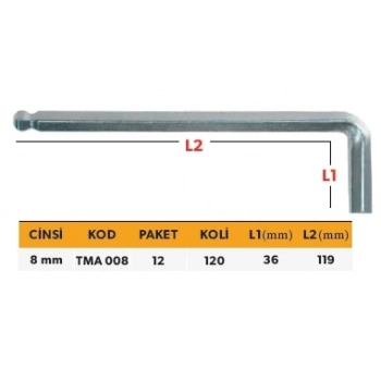 ELTOS PROFESYONEL TEK ALYAN KISA TİP MİSKET 8 MM