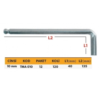 ELTOS PROFESYONEL TEK ALYAN KISA TİP MİSKET 10 MM