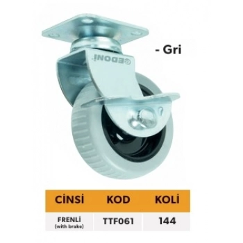 ELTOS TABLALI TEKER GRİ FRENLİ