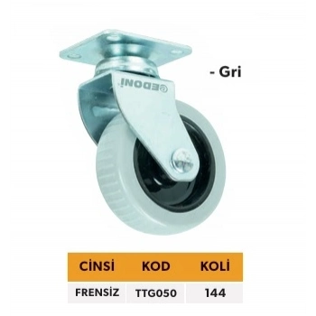 ELTOS TABLALI TEKER GRİ FRENSİZ