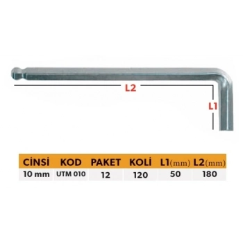 ELTOS PROFESYONEL TEK ALYAN UZUN TİP - MİSKET 10 MM