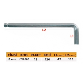 ELTOS PROFESYONEL TEK ALYAN UZUN TİP - MİSKET 8 MM