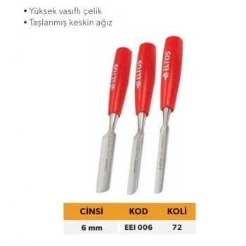 ELTOS OLUKLU ISKARPELA 6MM