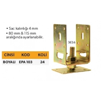 ELTOS PERGULE AYAĞI BOYALI M16