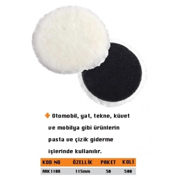 ARK PASTA POLİSAJ SÜNGERİ 115MM
