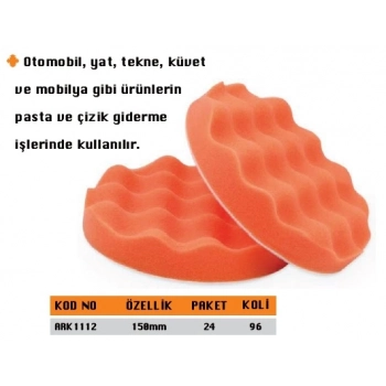 ARK YUMURTA PED POLİSAJ SÜNGERİ