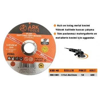ARK 115*1 İNOX KESİCİ TAŞ