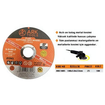 ARK METAL KESİCİ TAŞ 180*3
