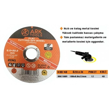 ARK METAL TAŞLAMA 180*8,0