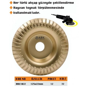 ARK AHŞAP EĞE DİSK 125*22