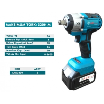 ARK ŞARJLI SOMUN SIKMA 320NM.