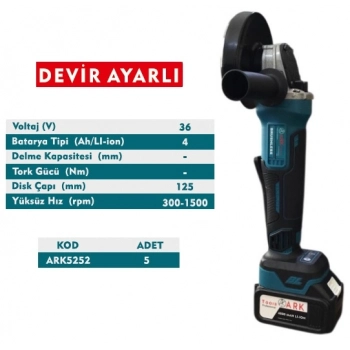 ARK ŞARJLI AVUÇ TAŞLAMA SPİRAL 125MM.