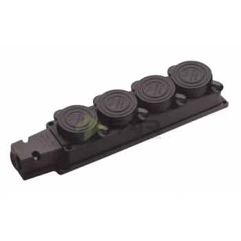 FAR 1X16 KAUÇUK MONAFAZE 4 LÜ GRUP PRİZ F-288