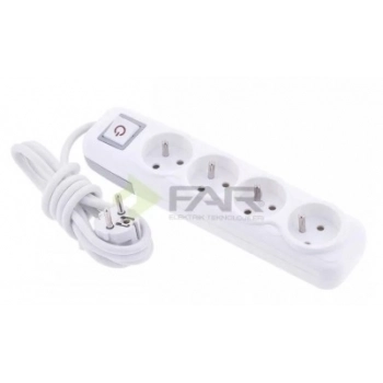 FAR 4 LÜ ANAH.UPS GRUP PRİZ 2 MT. F-77A