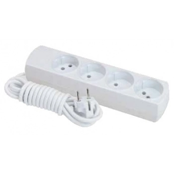 FAR 4 LÜ TOPRAKSIZ GRUP PRİZ 5 MT.LARA F-203C