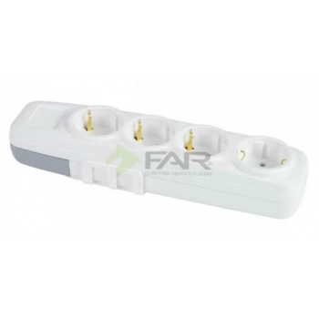 FAR 4 LÜ TOPRAKLI GRUP PRİZ KLM. LARA F-504