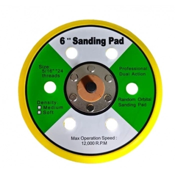 GFB ORBİTAL CIRT ZIMPARA TABANI 6 DELİKLİ 150mm