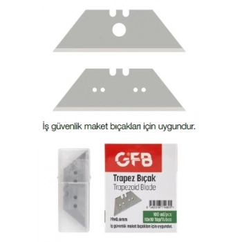 GFB TRAPEZ MAKET BIÇAĞI YEDEĞİ 19x0,6mm