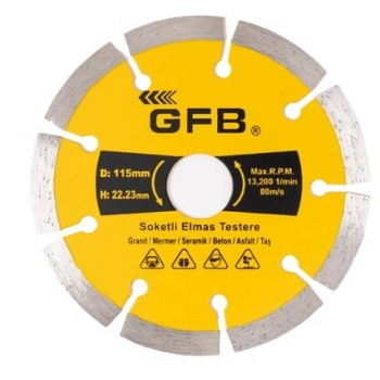 GFB 180--SOKETLİ ELMAS BETON-MERMER KESİCİ