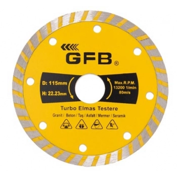 GFB 230--TURBO ELMAS MERMER-GRANİT KESİCİ