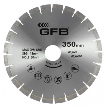 GFB 400mm GRANİT KESME TESTERE LAZER KAYNAKLI