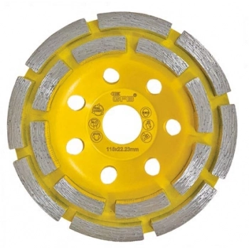 GFB 180mm ELMASLI TAŞLAMA DİSKİ ÇİFT SEGMENTLİ