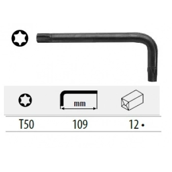 CETA TORX L ANAHTAR (KISA TİP) - T50