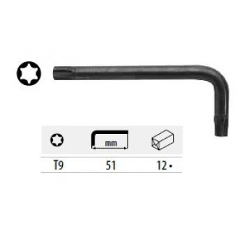 CETA TORX L ANAHTAR (KISA TİP) - T9