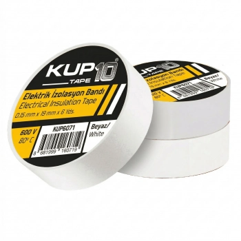 KUP10 ELEKTRİK İZL. BANDI BEYAZ 10LU