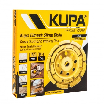 KUPA ELMASLI SİLME DİSKİ 180 MM
