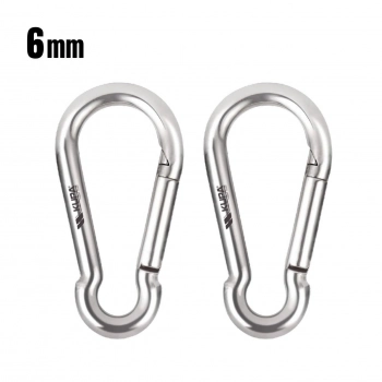 KUPA KARABİNA GALVANİZ 6 MM  (1000-100)
