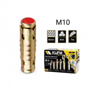 KUPA S TİPİ ÇELİK DÜBEL M10  (800)