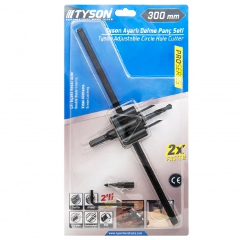 TYSON AYARLI DELME PANÇ SETİ 300 MM (24)