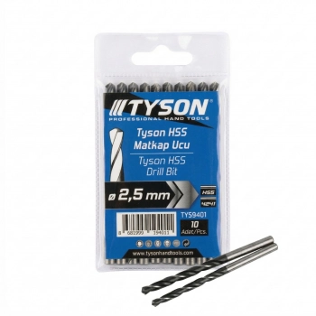 TYSON HSS MATKAP UCU 2,5 MM  (5000)