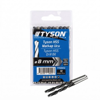 TYSON HSS MATKAP UCU 8,0 MM  (1000)