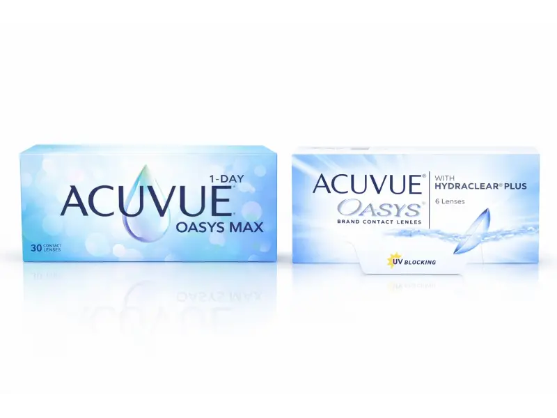 Acuvue Oasys ve Acuvue Oasys Max 1-Day İkisi Bir Arada Set