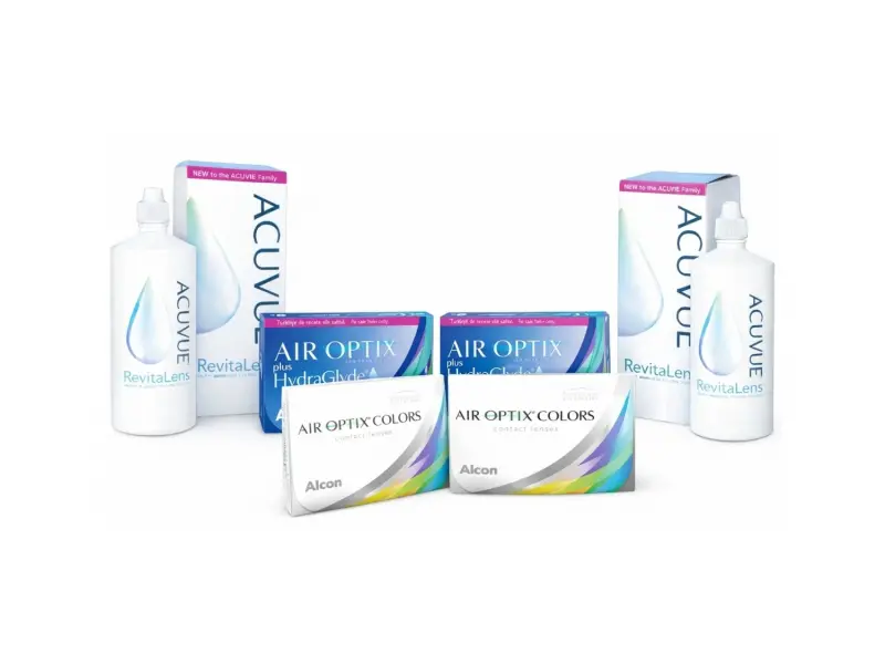 Air Optix Renkli ve Şeffaf İndirimli Lens Seti