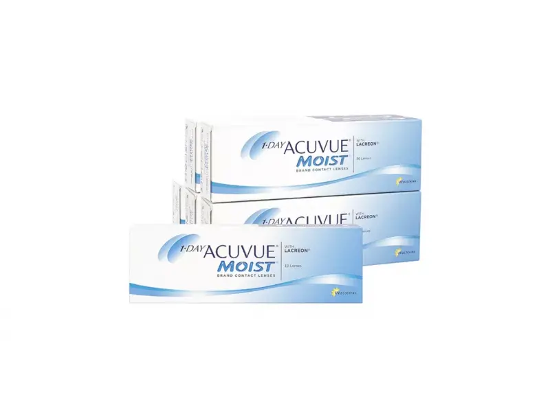 1Day Acuvue Moist İndirimli Lens Seti 6 Kutu
