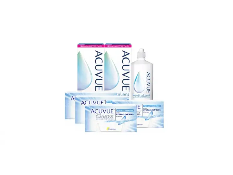 Acuvue Oasys Toric İndirimli Lens Seti 4 Kutu